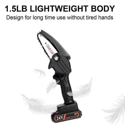 UltraSharp 24V Mini Chainsaw (Two Batteries) - Mini Chainsaw - Wild Eye Vision