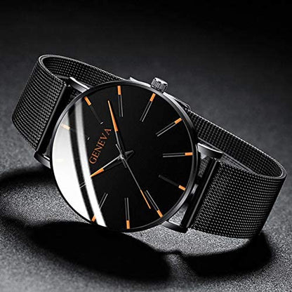 Slim Men's Classic Leather Watch