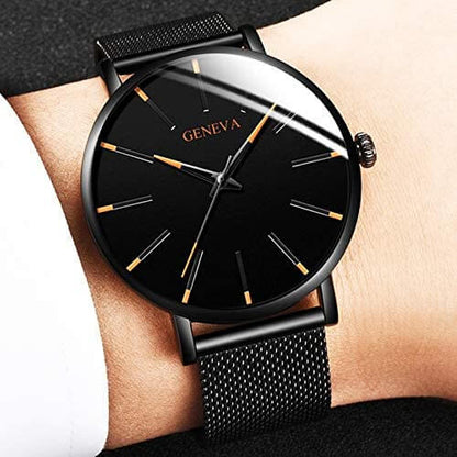 Slim Men's Classic Leather Watch