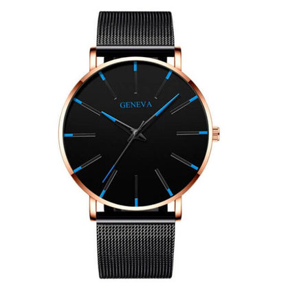 Slim Men's Classic Leather Watch