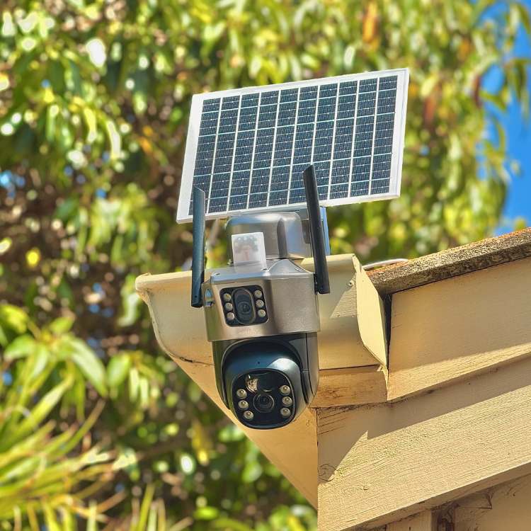 Wireless Solar Powered 360 Security Camera - Fesara