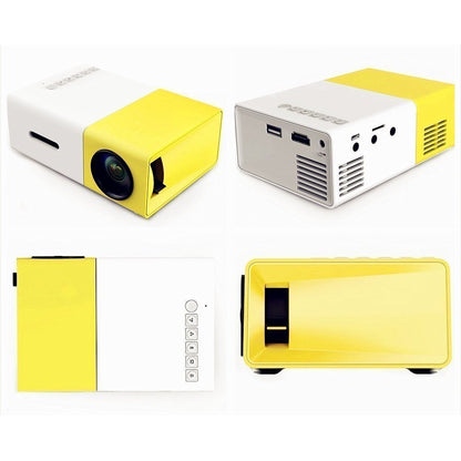 Portable 600lm Mini HD Projector