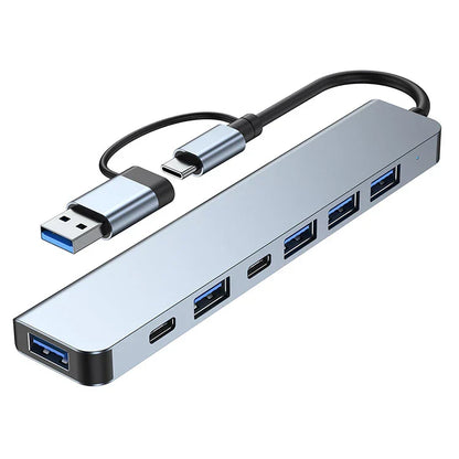Universal 7-in-1 USB-C Hub Adapter
