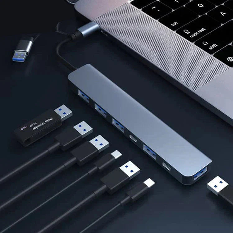 Universal 7-in-1 USB-C Hub Adapter