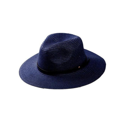 Chic Ladies Natural Straw Sun Hat