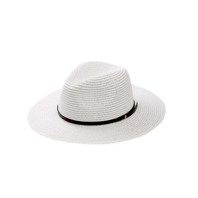 Chic Ladies Natural Straw Sun Hat