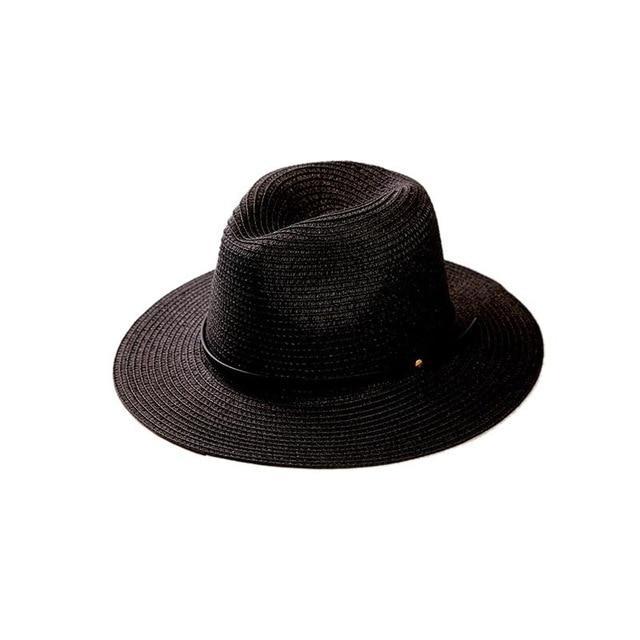 Chic Ladies Natural Straw Sun Hat
