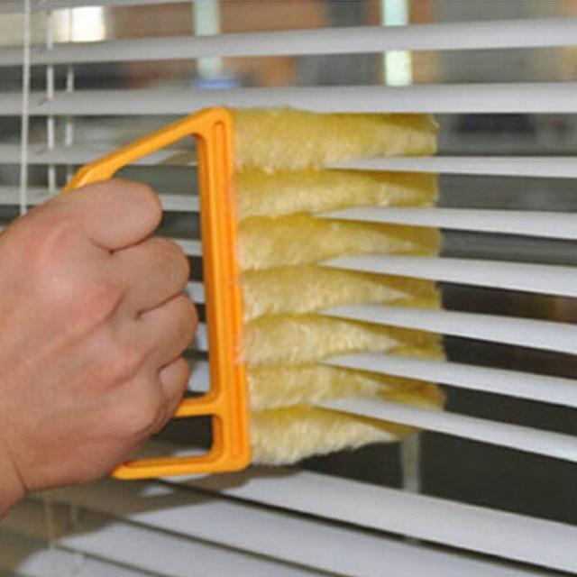 Practical Microfiber AC Duster Brush with Washable Cloth - Fesara