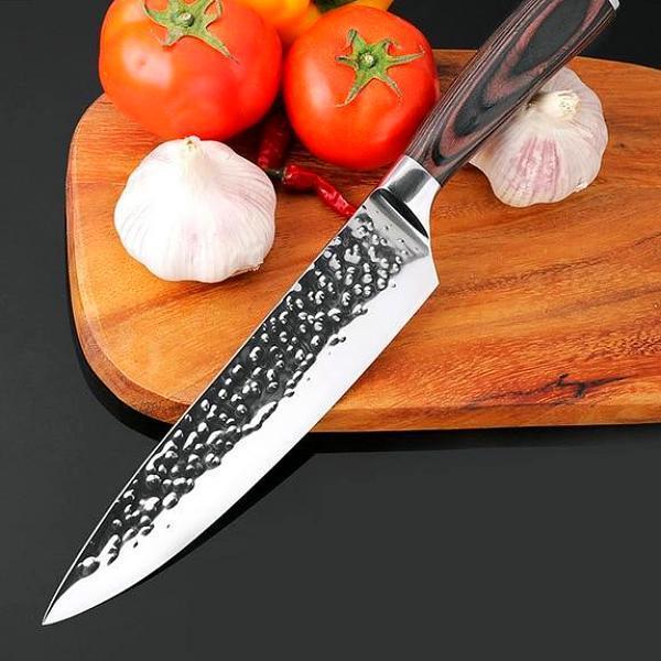 Sharp Japanese Chef Santoku Knife 8 High Carbon Steel