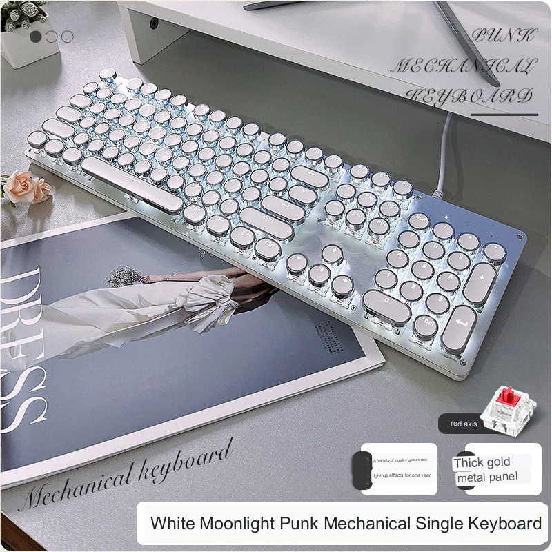 Vintage Style Mechanical Gaming Keyboard - Fesara