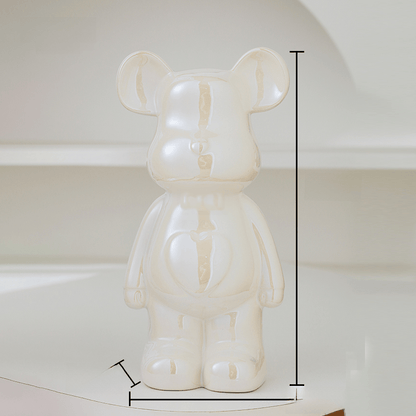 Cute Teddy Bear Figurine for Home Decor