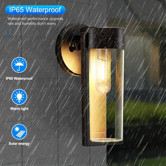 Eco Friendly Outdoor Solar Wall Lamp