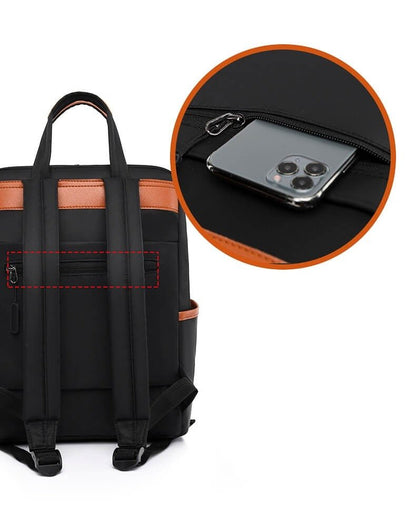 Secure Water-Resistant Travel Backpack
