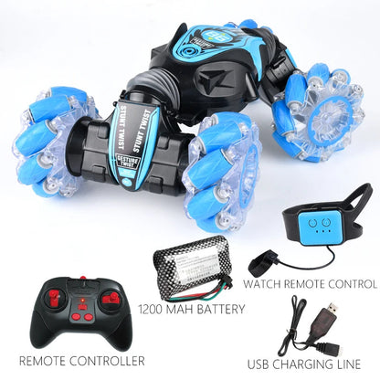 Turbo 2-in-1 Remote Control Stunt Car with Hand Controller