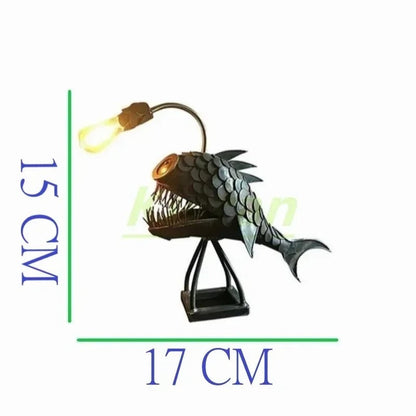 Unique Industrial Fish Floor Lamp