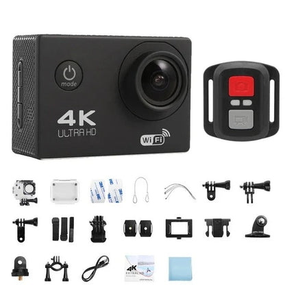 4K Action Camera Wifi Waterproof for Vlogging Sports