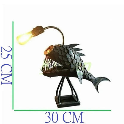 Unique Industrial Fish Floor Lamp