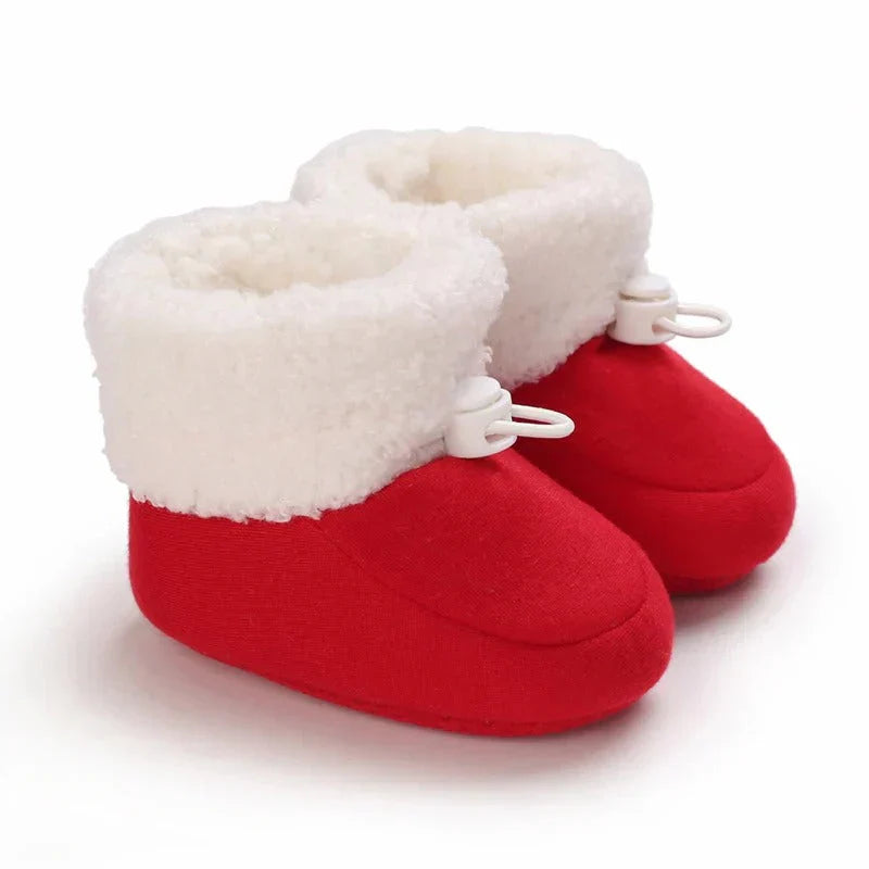 Cozy Kids Insulated Snow Boots with Warm Fleece Lining - Fesara