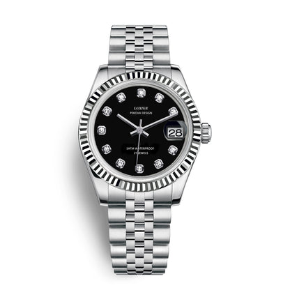 Luxury Stainless Steel Watch - Sleek Modern Timepiece