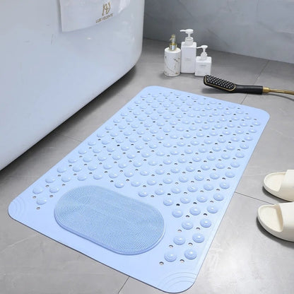 Non-Slip Bathroom Mat with Built-in Foot Massager