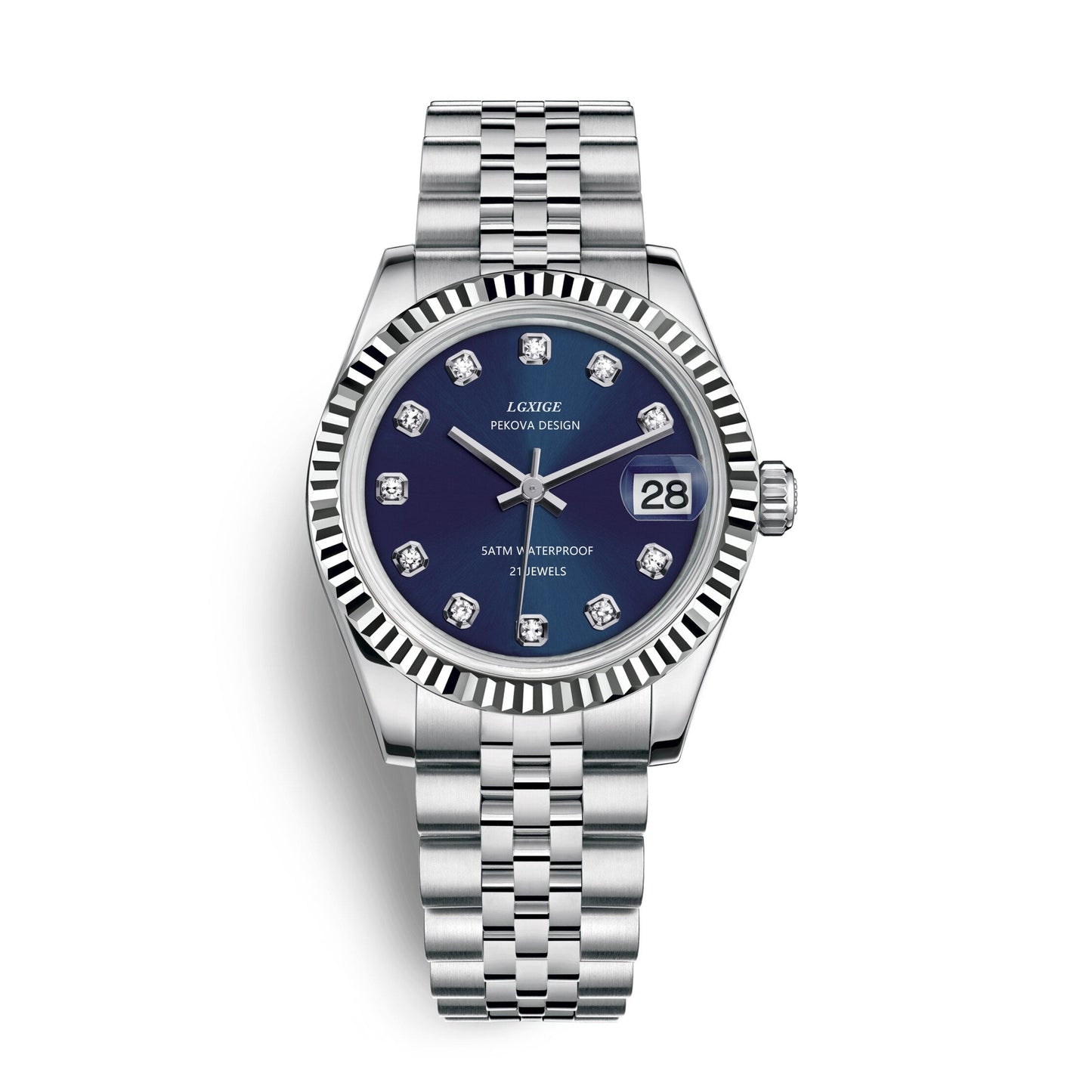 Luxury Stainless Steel Watch - Sleek Modern Timepiece