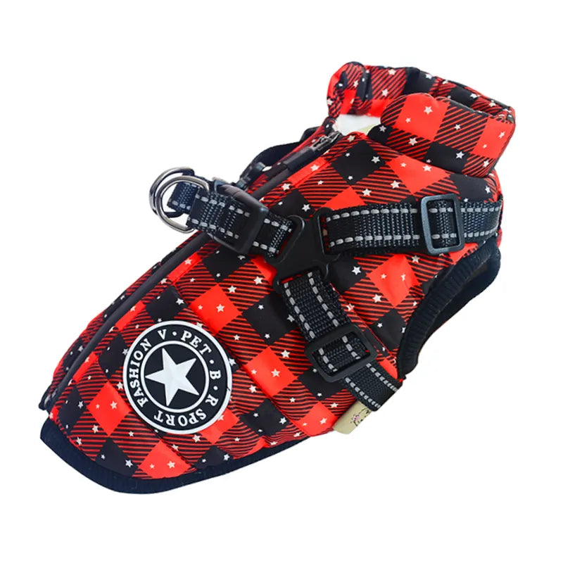 Variant image for Waterproof Dog Coat with Built-in Harness – Warm, Weather-Resistant Dog Jacket for All Breeds-19