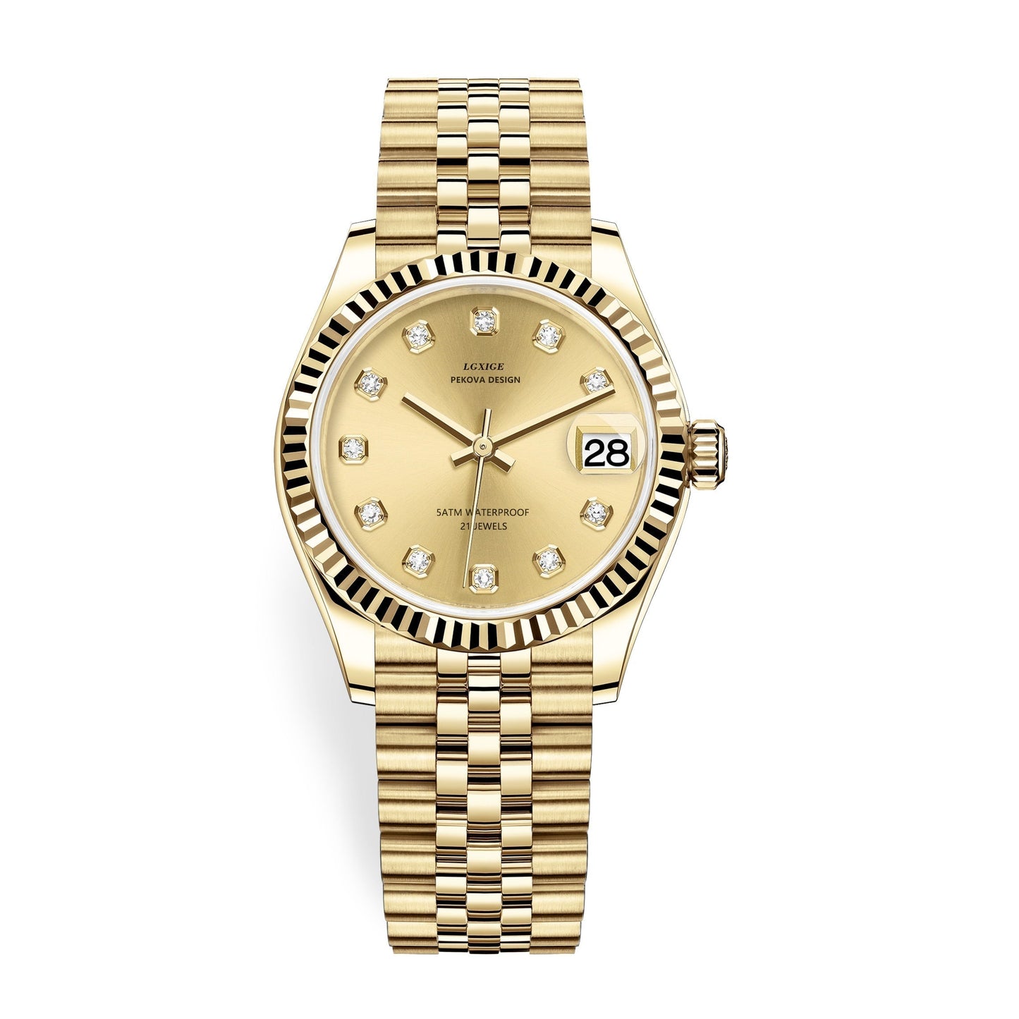 Luxury Stainless Steel Watch - Sleek Modern Timepiece
