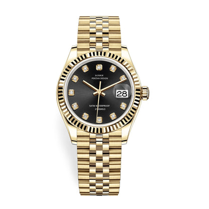 Luxury Stainless Steel Watch - Sleek Modern Timepiece