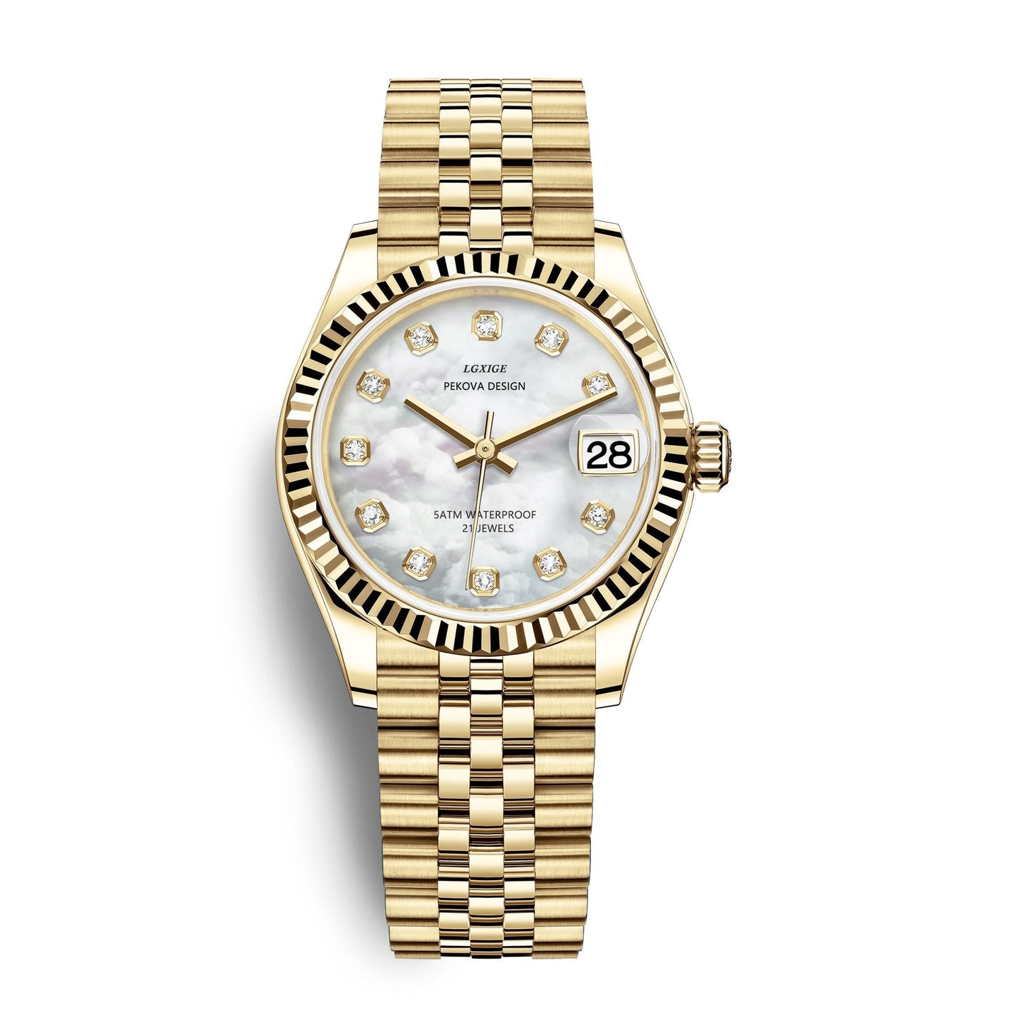 Luxury Stainless Steel Watch - Sleek Modern Timepiece