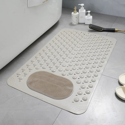 Non-Slip Bathroom Mat with Built-in Foot Massager