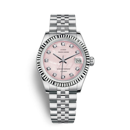Luxury Stainless Steel Watch - Sleek Modern Timepiece
