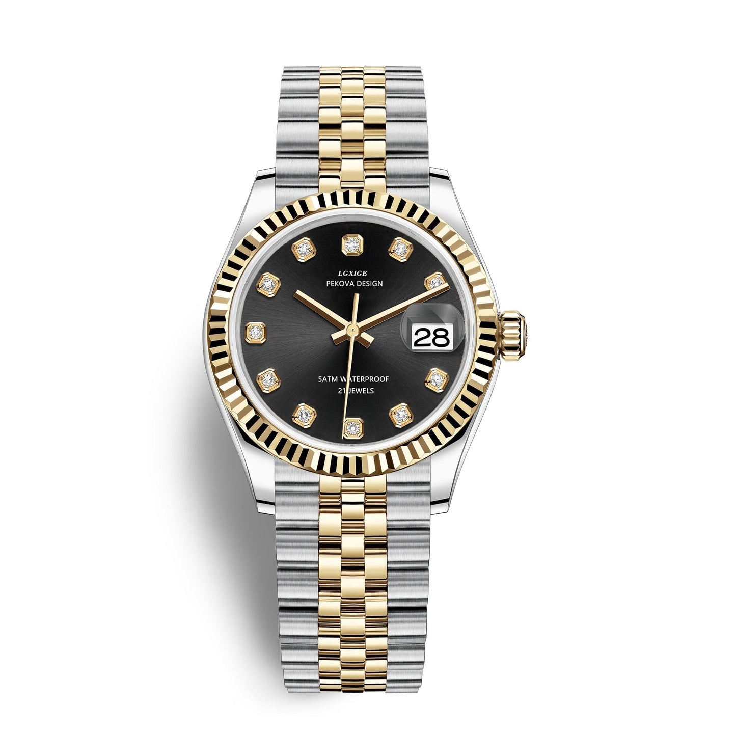 Luxury Stainless Steel Watch - Sleek Modern Timepiece