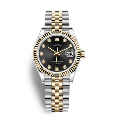 Luxury Stainless Steel Watch - Sleek Modern Timepiece