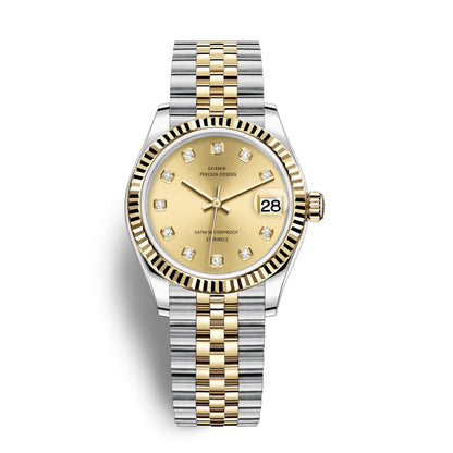 Luxury Stainless Steel Watch - Sleek Modern Timepiece