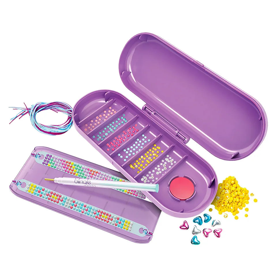 Kids DIY Glitter Diamond Bracelet Kit - Fesara