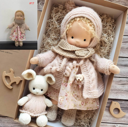 Natural Handmade Doll for Kids Emotional Growth - Fesara