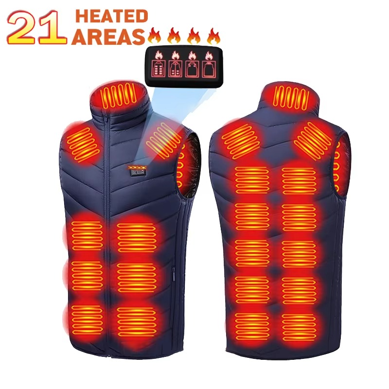 Warm Women's Heated Vest with 9 Heat Settings