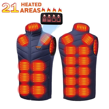 Warm Women's Heated Vest with 9 Heat Settings
