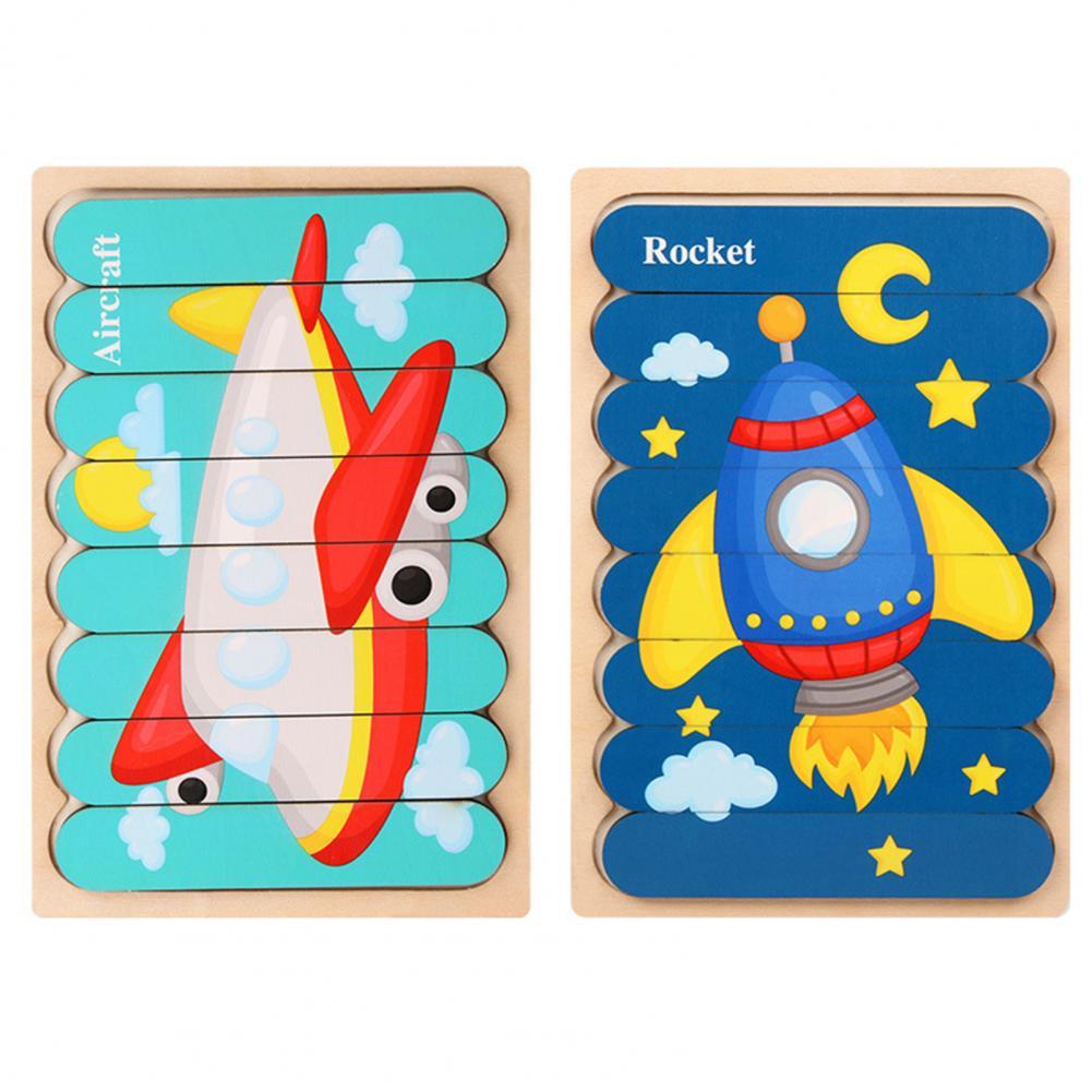 Fun Wood Learning Puzzle Toys for Creative Children