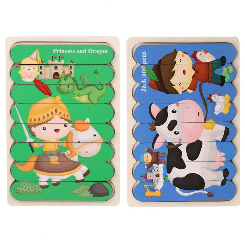 Fun Wood Learning Puzzle Toys for Creative Children