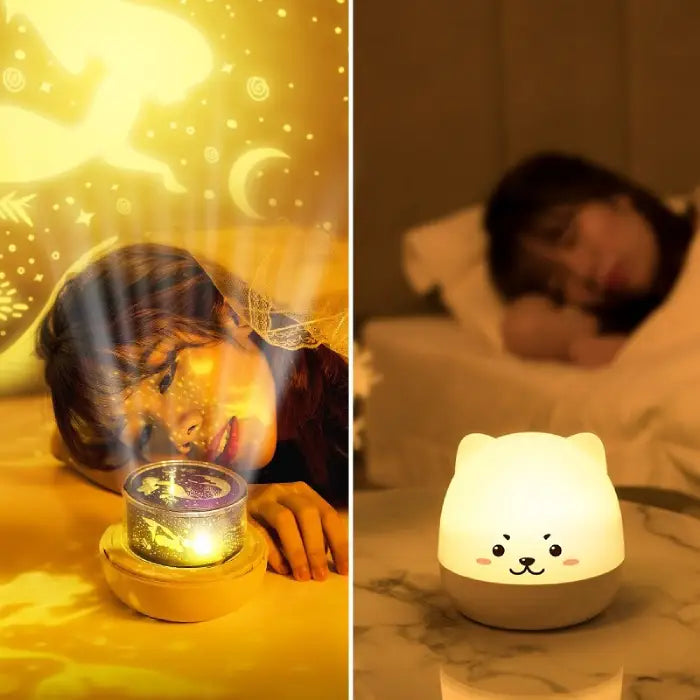 Baby Sleep Night Light - Musical Star Projector