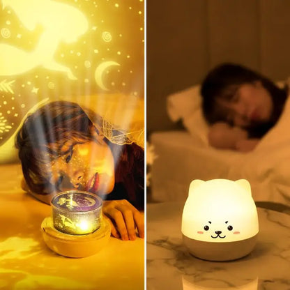 Baby Sleep Night Light - Musical Star Projector