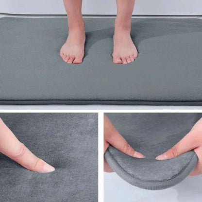 VelvetLuxe 3 - Piece Foam Bath Mat Set - Bath Mat Set - Wild Eye Vision