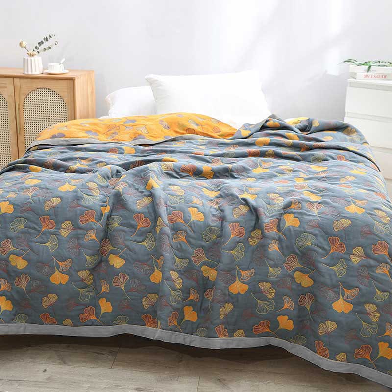 Soft Cotton Duvet with Beautiful Leaf Design - Fesara