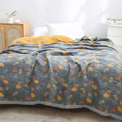 Soft Cotton Duvet with Beautiful Leaf Design - Fesara