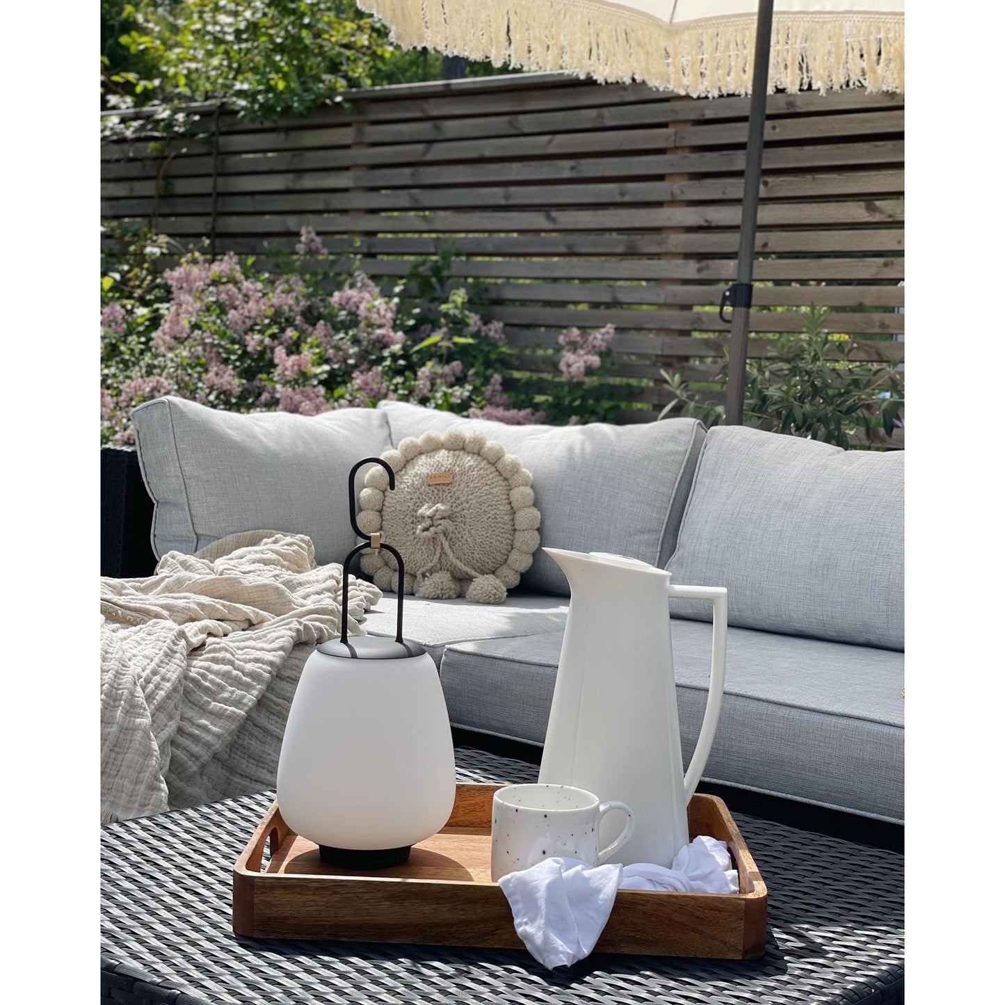 Outdoor Solar Lantern - Bright Patio Light