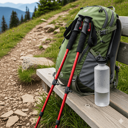 Fesara | Vertex Poles - Lightweight Trekking Poles for Hikers