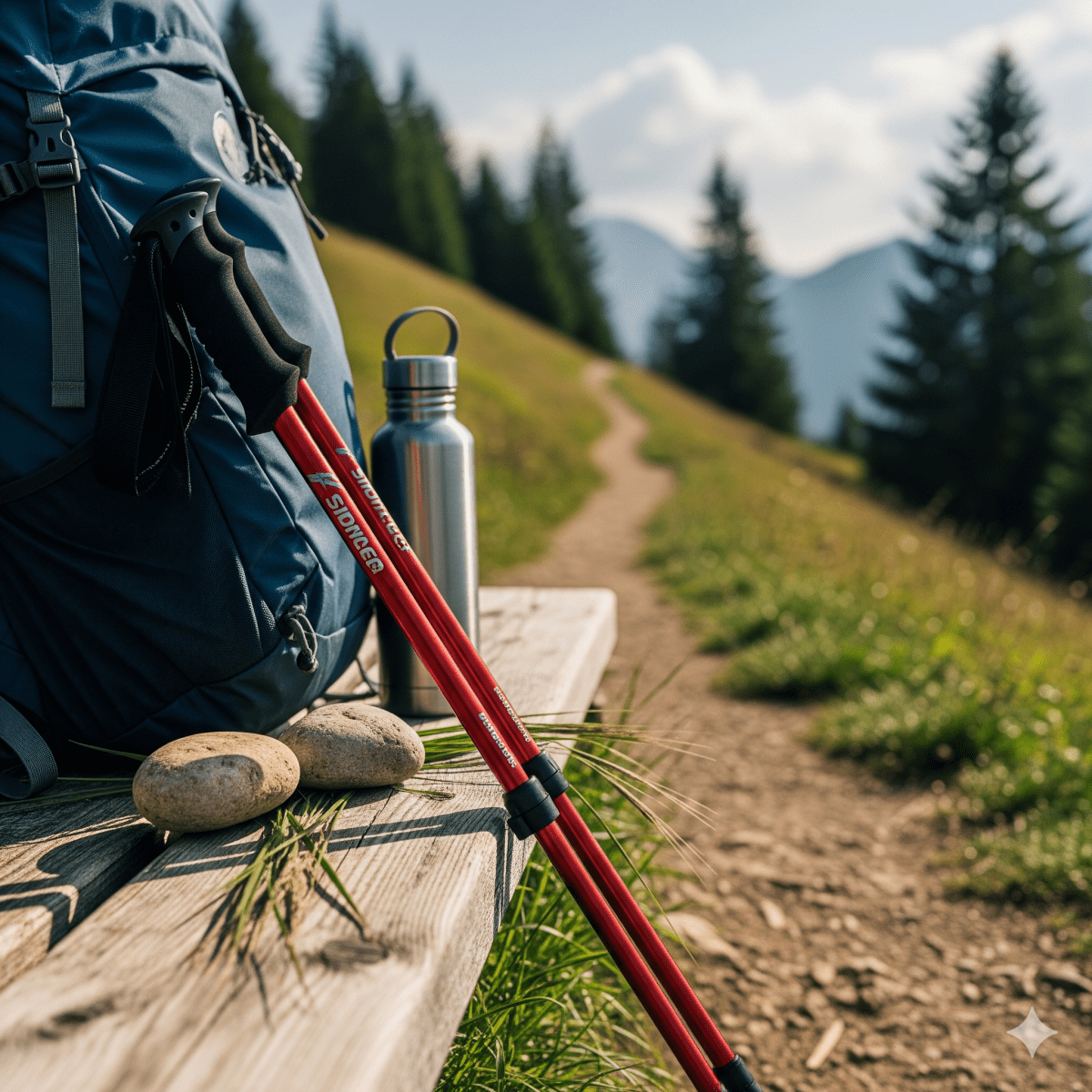 Fesara | Vertex Poles - Lightweight Trekking Poles for Hikers