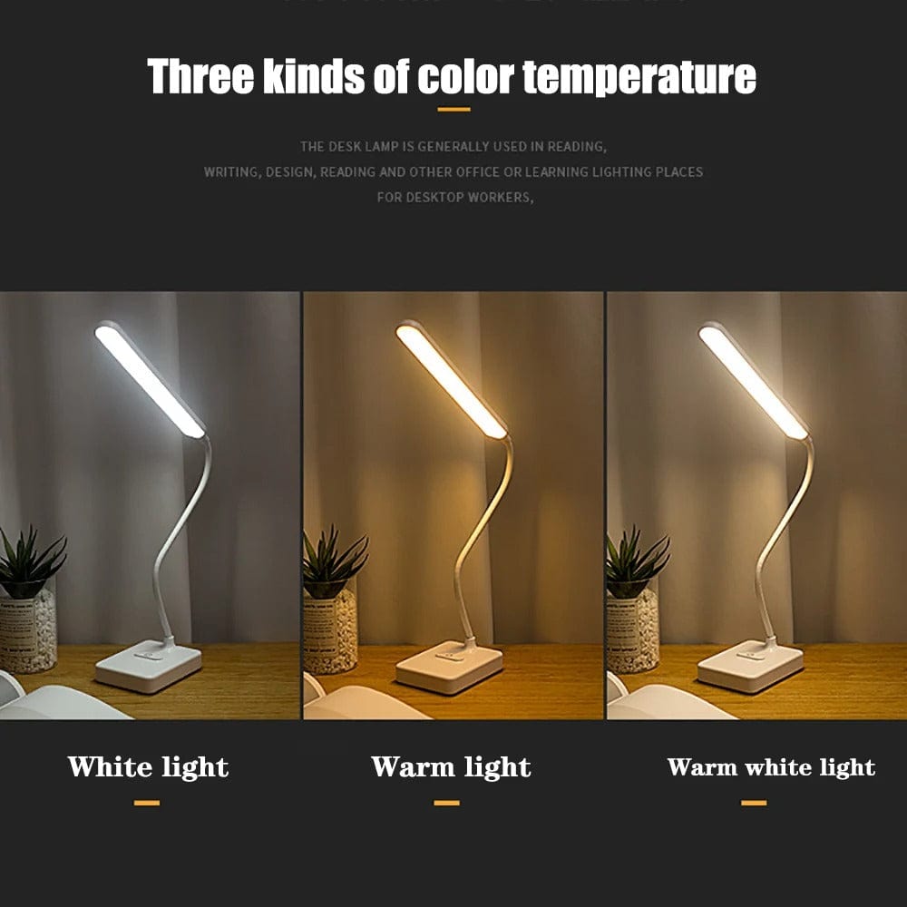Portable LED Table Lamp Adjustable Bright Lighting