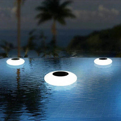Stylish Round Solar Powered LED Pond Light - Fesara